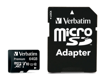 cumpără Verbatim Premium MicroSDXC 64GB Clasa 10 + SD adapter în Chișinău 