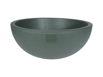 Ghiveci pentru flori din plastic "Emisfera" D40, H16cm, verde 