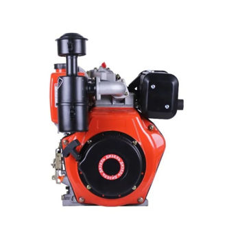 Motor diesel 186F TT (cu evacuare arbore pentru caneluri, 25 mm) 9 CP 