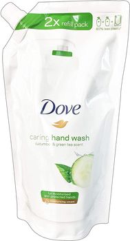 Крем-мыло Dove Fresh Touch kрасота и уход, увлажняющий, не раздражает кожу, 500 мл 