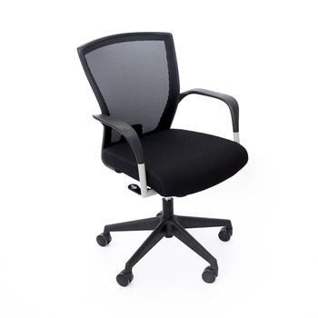 купить Офисный стул с черной сеткой и черным сиденьем в Кишинёве 