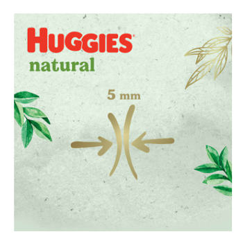 Scutece-chiloţel Huggies Natural 3 (6-10 kg), 58 buc. 