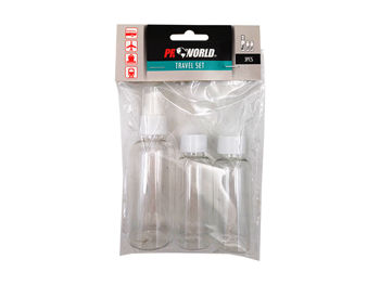 Set recipiente pentru bagajele de mana ProWorld 3buc: 80ml, 2bucX40ml 