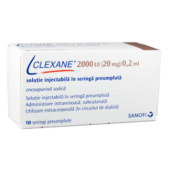 cumpără Clexane 2000UI anti xa/0.2ml sol.inj.ser. N10 în Chișinău 