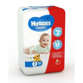 cumpără Huggies (3) Classic Small pack (4-9kg)  N16 în Chișinău 
