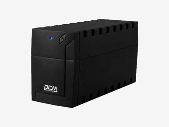 UPS PowerCom RPT-1000AP 1000VA/600W Line Interactive, AVR, LED, RJ45/RJ11, USB, 3xSchuko Sockets 