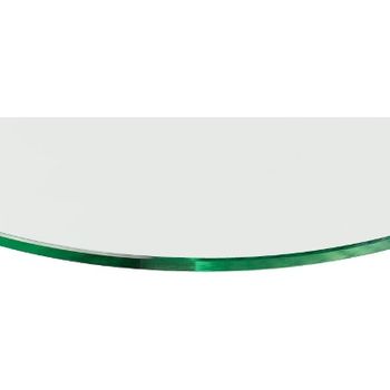 купить Полка выгнутая Glassline 600x200/240x8 мм, прозрачное стекло в Кишинёве 