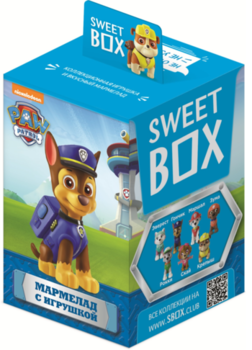 Мармелад с игрушкой SweetBox Paw Patrol, 10 г 