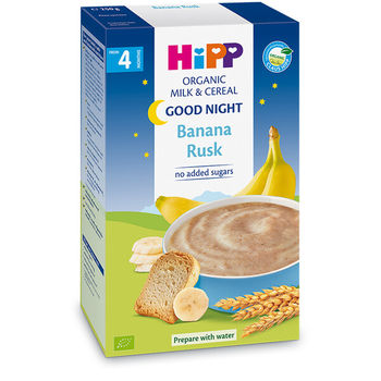 купить Молочная органическая каша Hipp Банан с сухариками "Спокойной ночи" (4+ мес.), 250 г в Кишинёве 