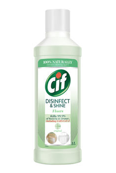 Detergent pentru podele Cif Dezinfectant&Strălucire Universal Original, 1L 