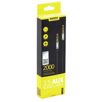 AUX Audio Cable Remax, 2M, Black 