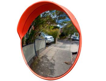 купить Зеркало дорожное сферическое круглое D=100 cm, с защитным козырьком (держатели в комплекте) в Кишинёве 
