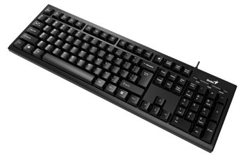 Keyboard Genius Smart KB-100, Classic, Customizable Function Keys, 1.5m, Black, USB 