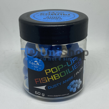 Boilies Dolphin 14 mm 60g anis/prune 