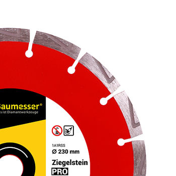 cumpără Disc diamantat Baumesser 1A1RSS/C3-H 230x2,8/1,8x10x22,23-16 L  Ziegelstein PRO în Chișinău 