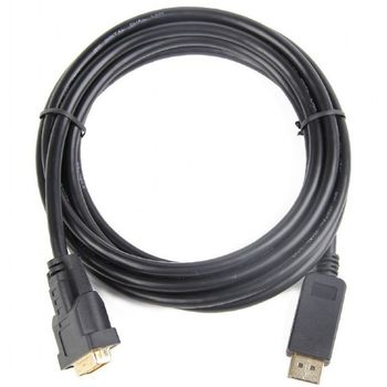 Cable  DP to DVI 1.0m, Cablexpert, "CC-DPM-DVIM-1M", Black 