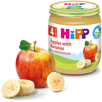 cumpără Piure de mere și banane Hipp (4+ luni), 125g în Chișinău 