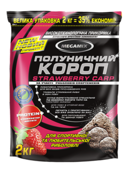 Hrana p/u peste MEGAMIX 2kg carp capsuna 