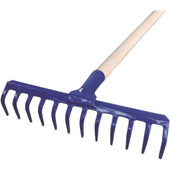 Greblă Unitehna 12T cu coada din lemn (05080)