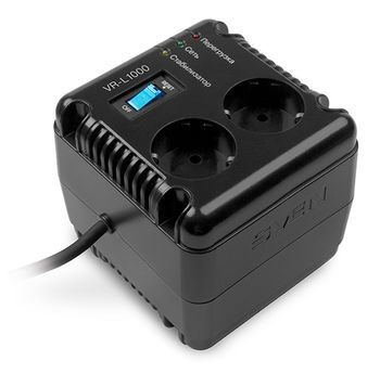 Stabilizer Voltage SVEN  VR-L1000  max.320W, Output sockets: 2 × CEE 7/4 