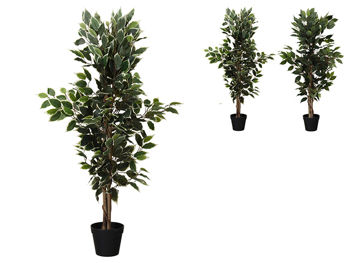 Copac artificial "Ficus" 115cm, in ghiveci 