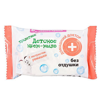 👦 🌿 Крем-мыло туалетное, с экстрактом ромашки без отдушки, 70 г 