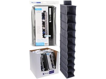 Organizator suspendabil Storage 10 sectiuni, 15X30X120cm 