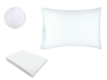 Наволочка NH Pillow 50X70 см белая, поликоттон 