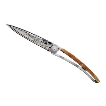 cumpără Cutit Deejo Tattoo 37g, Juniper wood, Pheasant, 1CB038 în Chișinău 