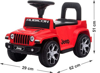 Tolocar Jeep Rubicon Red 