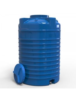 cumpără Rezervor apa 500 L vertical, oval (albastru) cu stut D. 1/2" 79x126 cm (0,99 m³) în Chișinău 