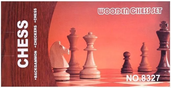 Шахматы деревянные 3-в-1 34x34 см 114658 (9015) 