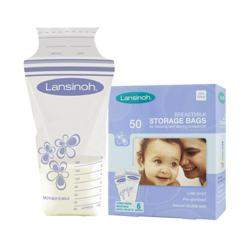 cumpără Lansinoh Pungi pentru colectarea laptelui matern, 50buc, 0+ (40055) în Chișinău 