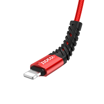 Hoco Cable USB to Lightning X38 Cool 2.4A 1m, Red 