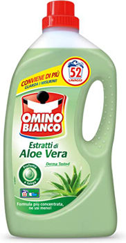 OMINO BIANCO ALOE VERA detergent rufe lichid cu cu extract de aloe vera, 52 spălări, 2600ml 