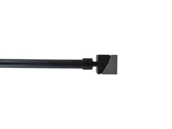 Tija glisanta pentru perdea 120-210cm D16/19mm Luance, negru mat/Fabell 