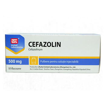 cumpără Cefazolin 500mg pulb.sol.inj. N10 în Chișinău 