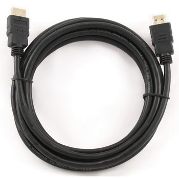 Cable HDMI to HDMI  3.0m  Cablexpert FLAT male-male, 19m-19m (V1.4), Black 