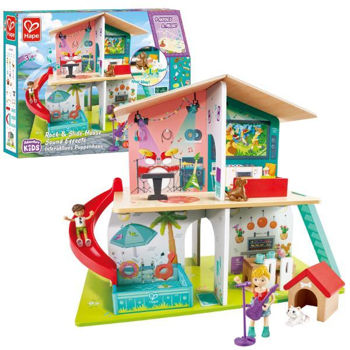 Căsuță pentru păpuși Hape E3411 Casuța pentru papusi