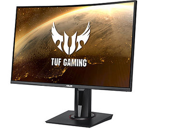 Monitor 27" ASUS TUF Gaming VG27VQ Curved Gaming Monitor WIDE 16:9, 0.311, 1ms, 165Hz, FreeSync&Adaptive-Sync, Contrast 3000:1, Speakers 2Wx2, 30 ~185 KHz (H) /48 ~165 Hz(V), 1920x1080 Full HD, HDMI/Display Port/Dual-link DVI-D, (monitor/монитор)