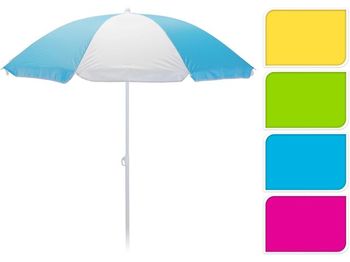 Зонт солнцезащитный D132cm, двухцветный, 4 вида 