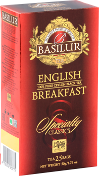 Ceai negru  Basilur Specialty Classics  ENGLISH BREAKFAST  25*2g 