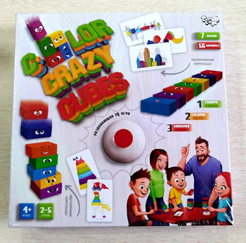 Настольная игра "Color Crazy Cubes" 35708 (9834) 