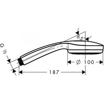 Croma 100 Duș manual 1jet 