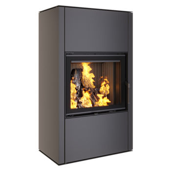 Печь-камин SAVEN Vatra XXL 60x50 Black ECO 