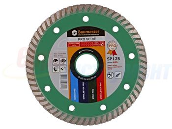 купить Алмазный диск Turbo 125x2,2x8x22,23 Baumesser Stein PRO в Кишинёве 