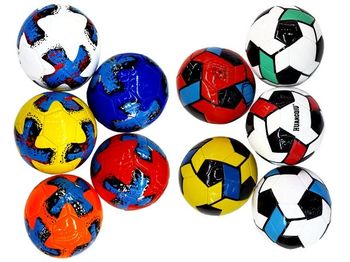 Мяч футбольный разноцветный 21cm, 340g 