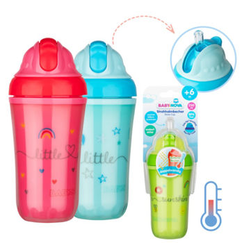 ”Baby-Nova” Cană de băut cu pai, 300ml,, 6 luni+, fără BPA, 1 buc. (34114) 