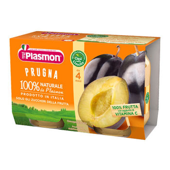 cumpără Plasmon Piure cu prune ,+4 luni 2x104 g în Chișinău 
