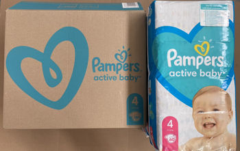 Подгузники Pampers Active Baby Maxi Box 4 (8-14 кг), 180 шт. 